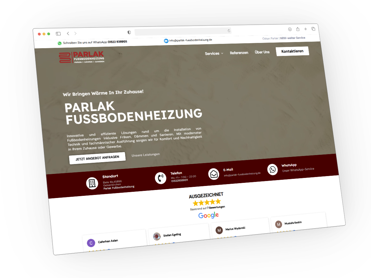 Parlak Fußbodenheizung